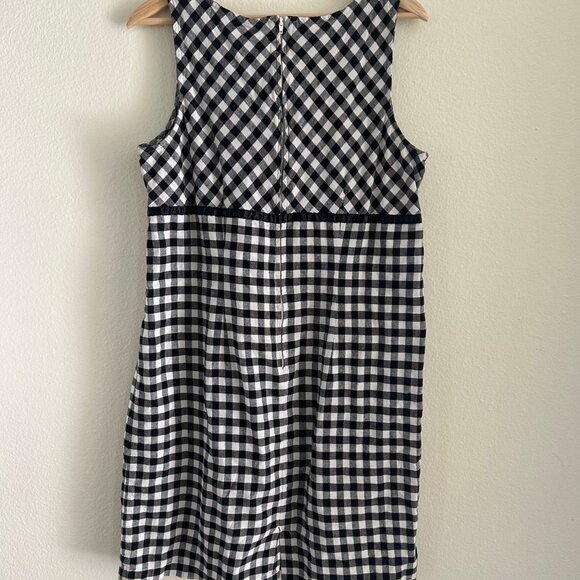 Faded Glory Babydoll Dress Empire Gingham SZS Coquette Mod Vintage 90s Y2K - Picture 5 of 7